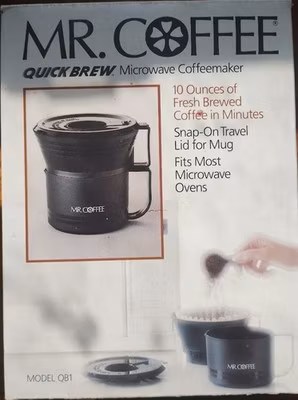 Mini Microwave Coffee Maker, Mr. Coffee Quickbrew