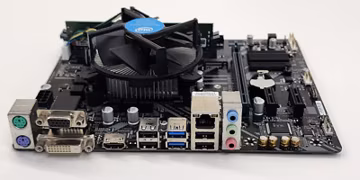 Gigabyte M-ATX motherboard with Intel Core i3 8100 CPU and 8GB DDR4