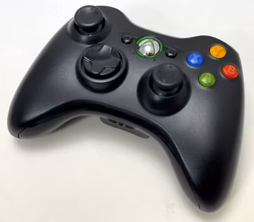REFURBISHED OEM Microsoft Xbox 360 & PC Windows Black Wireless Controller 1403