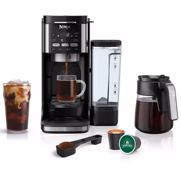 Ninja DualBrew CFP101 12-Cup Hot & Iced Coffee Maker, Black
