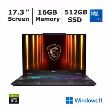 MSI Cyborg 17 17.3" 144Hz Gaming Laptop Intel Core 5-210H 16GB 512GB Windows 11