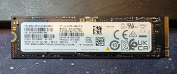 500 GB Micron SSD NVMe