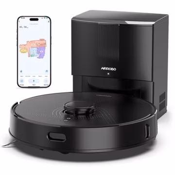 Refurbished AIRROBO E10 Robot Vacuum and Mop Cleaner Self Emptying 8000Pa 150Min