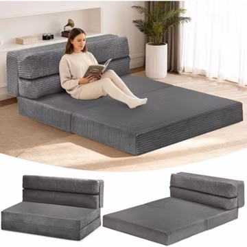 3 in 1 Convertible Sofa Bed Fold Out Couch Bed Floor Couch Lounge Sleeper