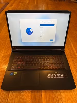 Acer Nitro 5 AN517-54 17.3" i7-11800H RTX 3060 16GB RAM 512GB SSD 144Hz Win11