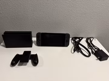Nintendo Switch HAC-001 32GB Console with Gray Joy‑Cons Tested Read Description