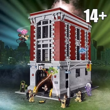 NEW 4634 PCS Ghostbusters Firehouse Headquarters Building Block Set