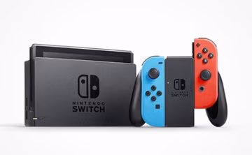 Nintendo Switch Black Console w/ Dock Neon Red/Blue Joy-Con Wi-Fi HDMI USB-C