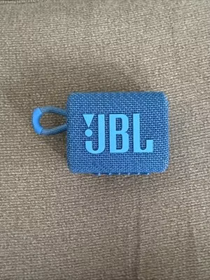 JBL GO 3 Waterproof Wireless Portable Bluetooth Speaker - Blue