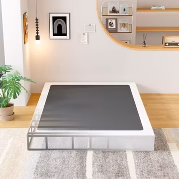 EMODA 9 Inch Queen Box Spring Bed Base, 3000 LBS Heavy Duty Metal Mattress