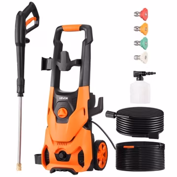 VEVOR Electric Pressure Washer Max 4200 PSI 2.8 GPM with Nozzles & Foam Cannon