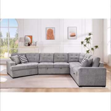 149" Oversized Sectional Modern Large Upholstered U-Shape Sectional Sofa