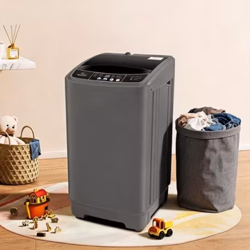 20LBS Washing Machine Full-Automatic Portable Washer w/10 Programs 8 Water Level