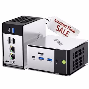 GMKtec M8 Mini PC AMD Ryzen 5 Pro 6650H Up to 4.5GHz 16GB LPDDR5 RAM 512GB SSD