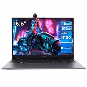 CHUWI Gemibook Plus 15.6” Laptop Intel N100 16GB DDR5 RAM 512GB SSD Windows 11
