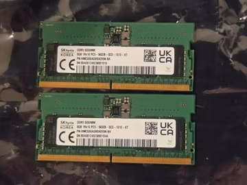 SK Hynix 16GB Kit 2x8GB DDR5-5600 SODIMM HMCG66AGBSA095N BA