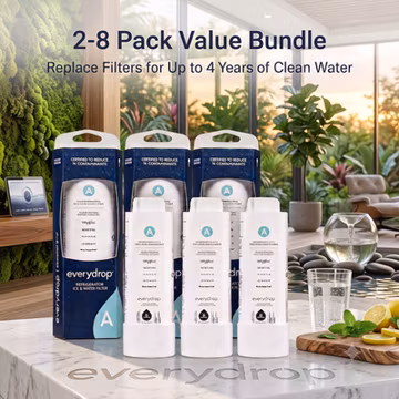 NEW US SHIP 1-8 PACK EDRARXD1 Ice and Water Refrigerator Filter Replacement