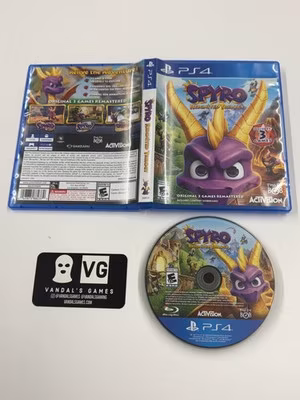Ps4 - Spyro Reignited Trilogy Sony PlayStation 4 W/ Case #111