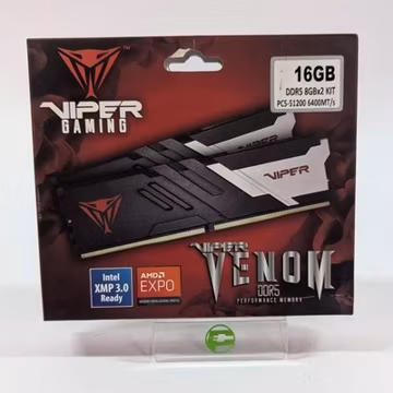New Patriot Viper Venom 16GB (2x8GB) RAM DDR5 6400MHz PVV516G600C36GK
