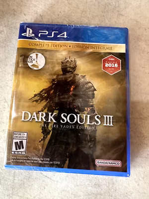 Dark Souls III 3 The Fire Fades Edition PS4 Complete PlayStation 4 Brand New