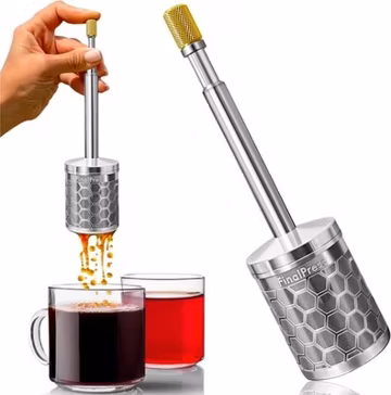 Portable Final Press Coffee Infuser Travel Stainless Steel Coffee Filter Brewer