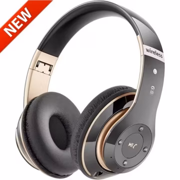 Bluetooth Headphones Wireless Noise Cancelling Stereo Earphones Over Ear Headset