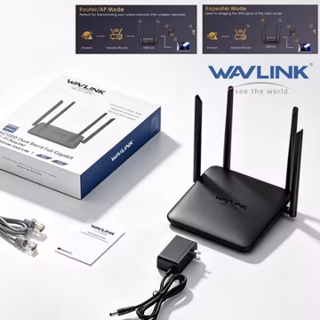 AC1200 Wireless Router 2.4G/5G Dual Band 1200Mbps WiFi Gigabit Internet Router