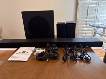 Hisense AX700 5.1.4 CH Dolby Atmos Soundbar with Wireless Subwoofer
