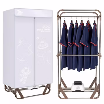 Clothes Dryer Electric Wardrobe Hot Air Dryer Double Layer Design For Apartment
