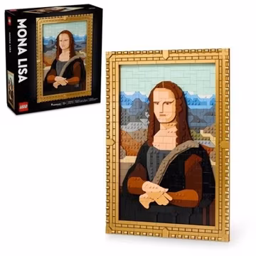 LEGO Art 31213 Mona Lisa building set includes detachable frame