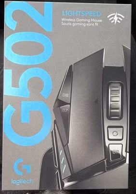 Logitech G502 Lightspeed Wireless Optical Gaming Mouse Black