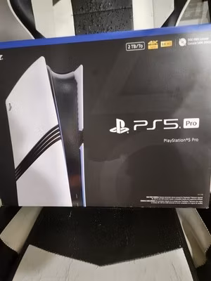 Sony PlayStation 5 Pro White Console 2TB Disc-Free, Never Been Opened/Used