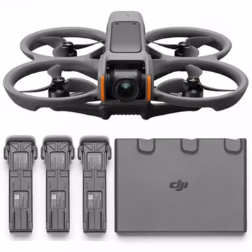 DJI Avata 2 Drone with 3 Flight Batteries & Two-Way Charging Hub 95% New