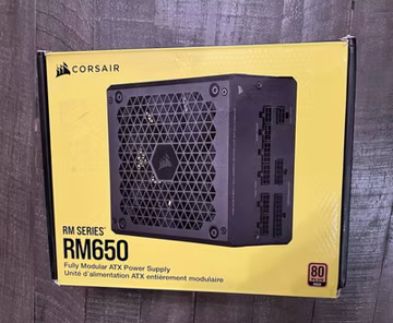 Corsair RM650 650W Fully Modular ATX Power Supply 80 PLUS Gold, SATA PCIe