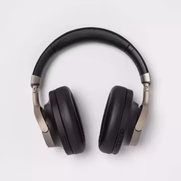 Heyday Active Noise Cancelling Bluetooth Wireless Over Ear Headphones Black/Gold