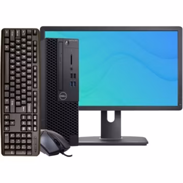 Dell Desktop Computer SFF 8GB RAM 500GB HDD 20in LCD Windows 11 Wi-Fi