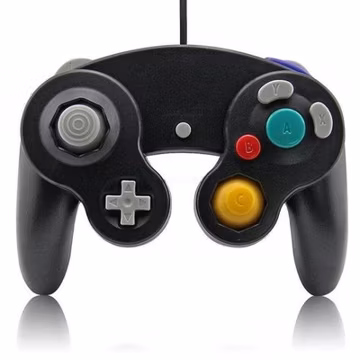 Black Wired NGC Controller Gamepad For Nintendo GameCube GC & Wii U Console NEW