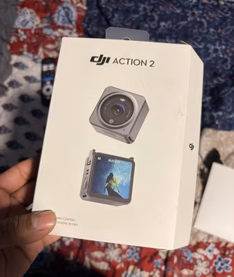 DJI Action 2 Dual Screen Combo 4K Waterproof Stabilization Action Camera Gray