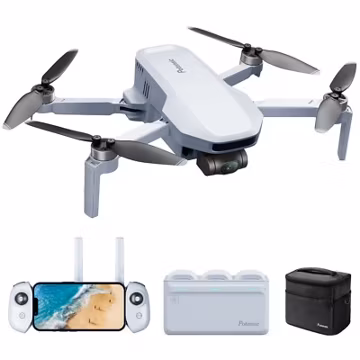 Used Potensic ATOM GPS Drone 3-Axis Gimbal Fly More Combo 4K Camera Quadcopter