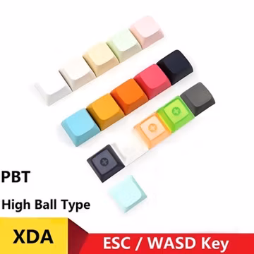XDA Profile Blank Keycaps PBT R4 Keycap for MX switches Mechanical Keyboard-