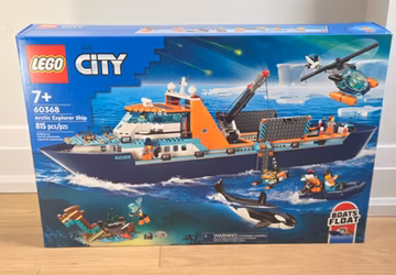 Lego 60368 Artic Boat Explorer Ship | Brand New Factory Sealed
