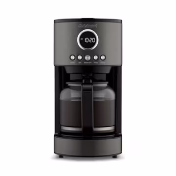 Cuisinart Stainless Steel 12-Cup Coffee Maker, Black