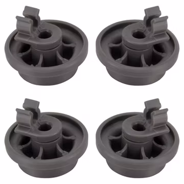 4 Pack 4581DD3003B Dishwasher Lower Rack Wheels Roller Assembly for LG Kenmore
