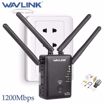 Wavlink AC1200 Router Wifi Wireless Repeater Dual Band Home Network Wall Plug