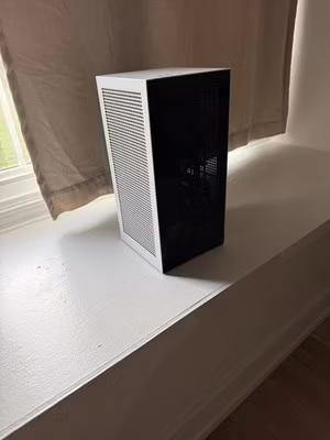 NZXT H1 V2 Mini ITX Tower Case CS-H11BW-US, Matte White/Black