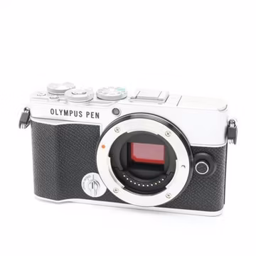 Olympus PEN E-P7 Silver Mirrorless Camera Body -MINT- #275