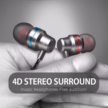 3.5mm HIFI Super Bass Headset In-Ear Earphone Stereo Earbuds Headphone Wired Mic