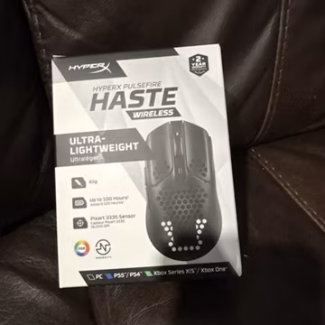 HyperX Pulsefire Haste Ultra-Lightweight Wireless Optical Gaming Mouse – Black