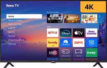 Roku 43" Class Select Series 4K LED Smart RokuTV (2026) 43R4E5