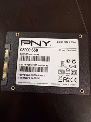 PNY CS900 240GB 2.5" SATA III SSD SSD7CS900-240-RB - NEW, Tested, No Box